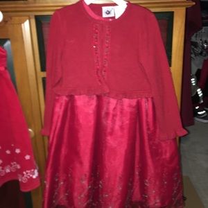 Girls Dress and sweater